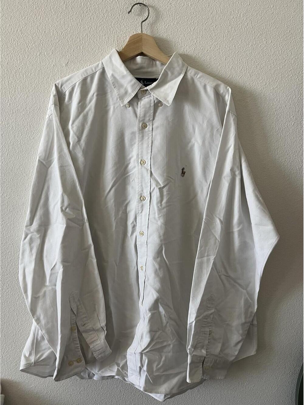 Ralph Lauren White Oxford Button Down Shirt 18